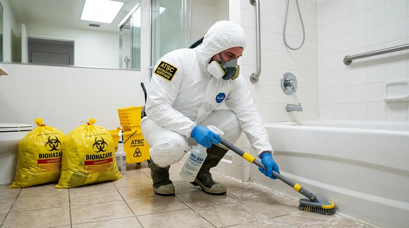 Decontamination equipment deployed for Blood Cleanup in Edinburg